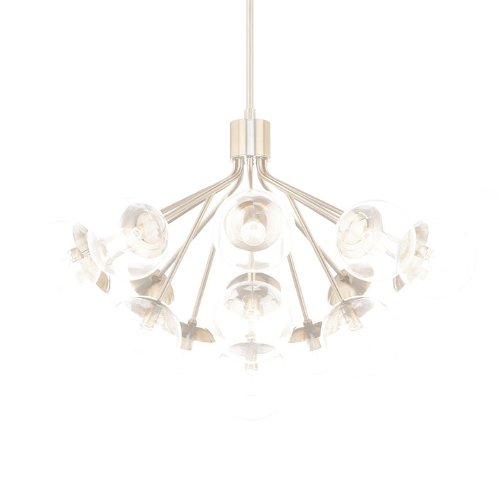 Kichler 52702CPZCLR 16 Light Chandelier Convertible, Champagne Bronze