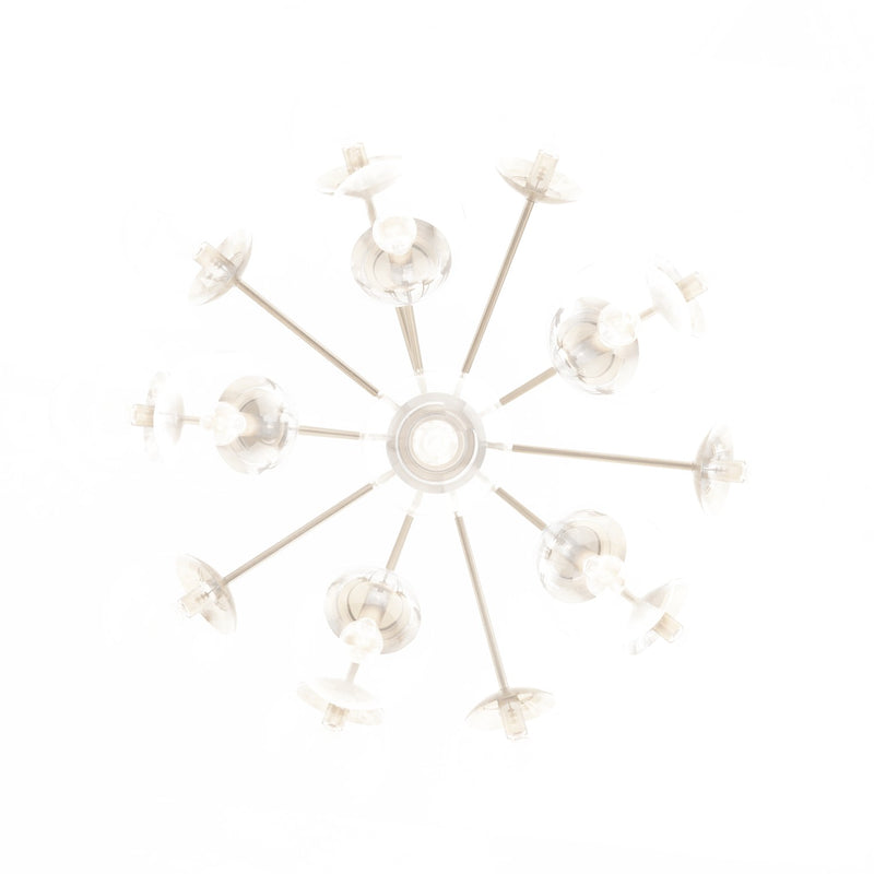 Kichler 52702CPZCLR 16 Light Chandelier Convertible, Champagne Bronze