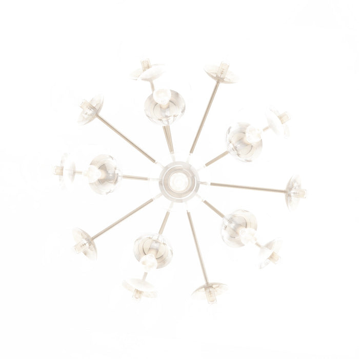 Kichler 52702CPZCLR 16 Light Chandelier Convertible, Champagne Bronze