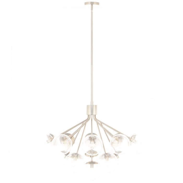 Kichler 52702CPZCLR 16 Light Chandelier Convertible, Champagne Bronze
