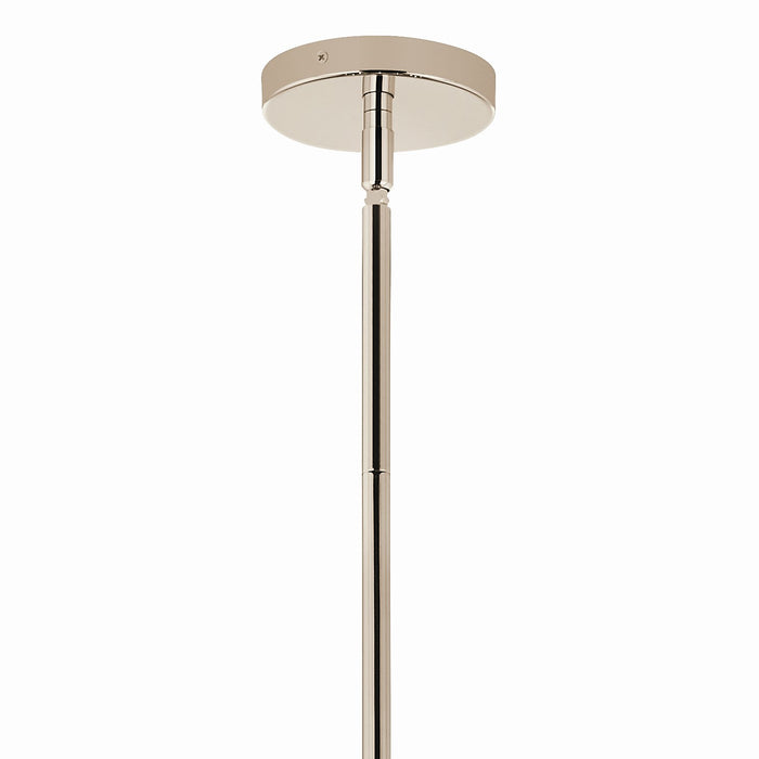 Kichler 52702PNCLR 16 Light Chandelier Convertible, Polished Nickel