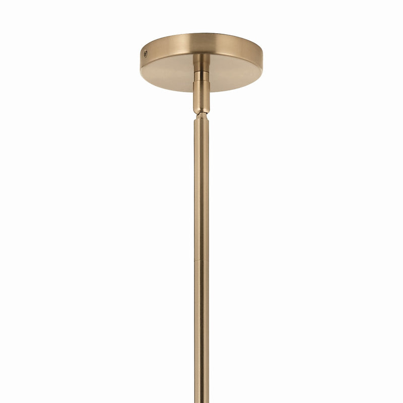 Kichler 52703CPZ 12 Light Linear Chandelier Convertible, Champagne Bronze