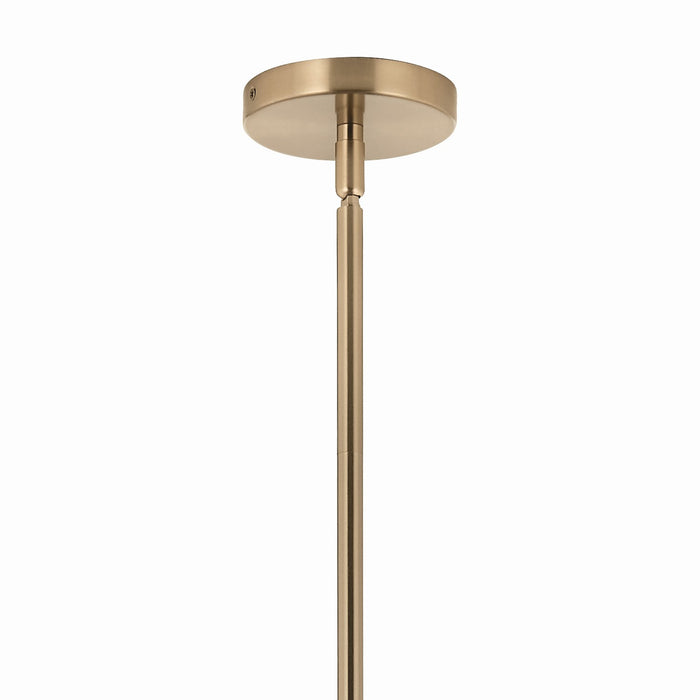 Kichler 52703CPZ 12 Light Linear Chandelier Convertible, Champagne Bronze