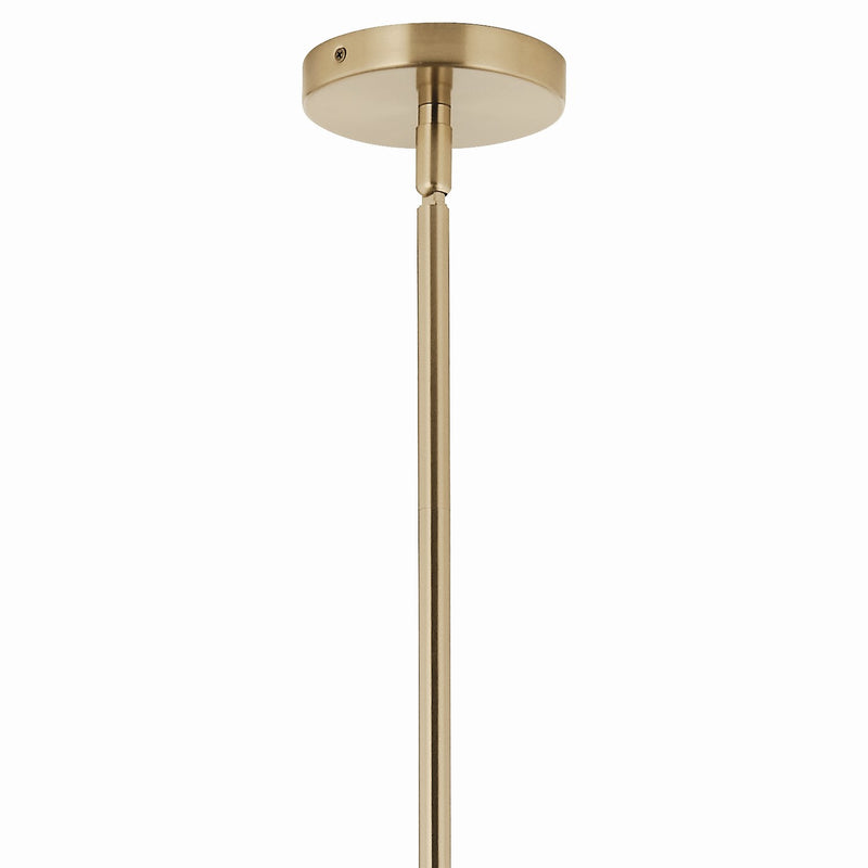 Kichler 52703CPZCLR 12 Light Linear Chandelier Convertible, Champagne Bronze