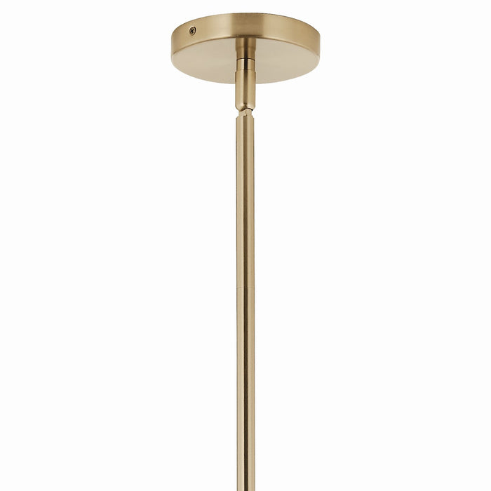 Kichler 52703CPZCLR 12 Light Linear Chandelier Convertible, Champagne Bronze