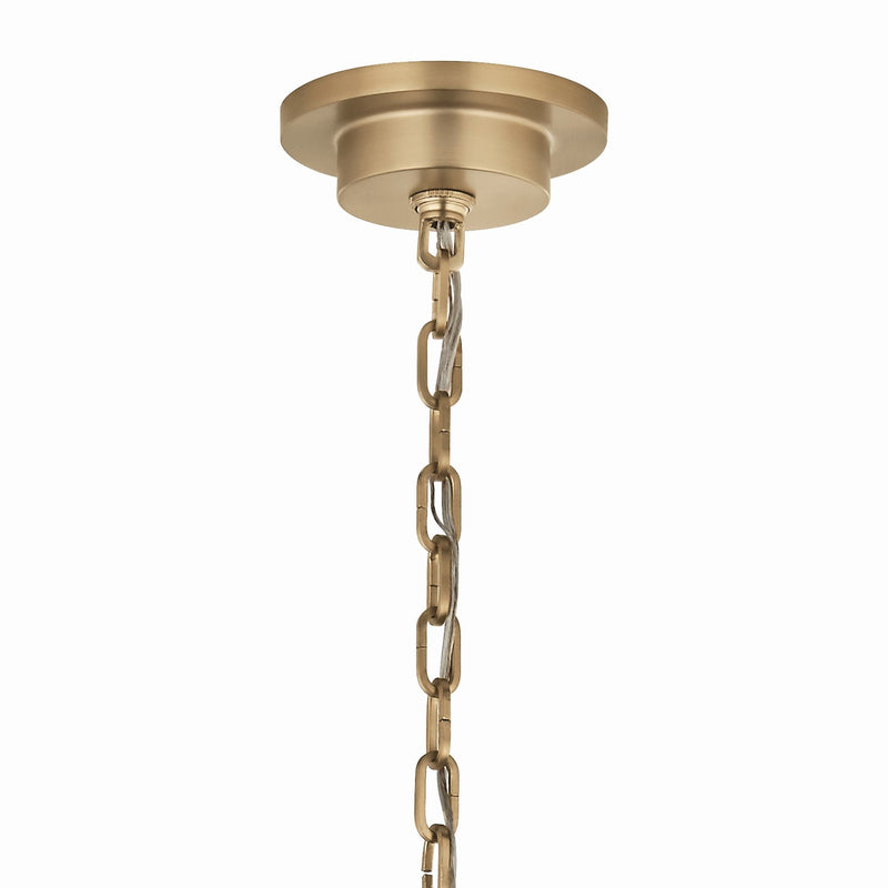 Kichler 52705CPZ Six Light Chandelier, Champagne Bronze