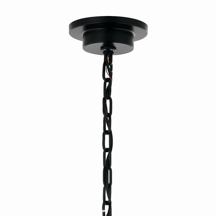 Kichler 52707BK Ten Light Chandelier, Black