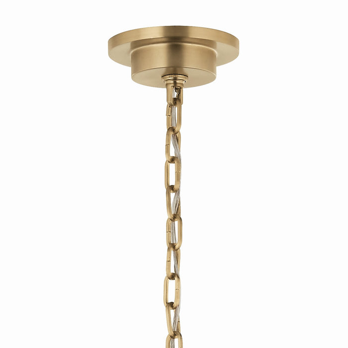 Kichler 52707CPZ Ten Light Chandelier, Champagne Bronze