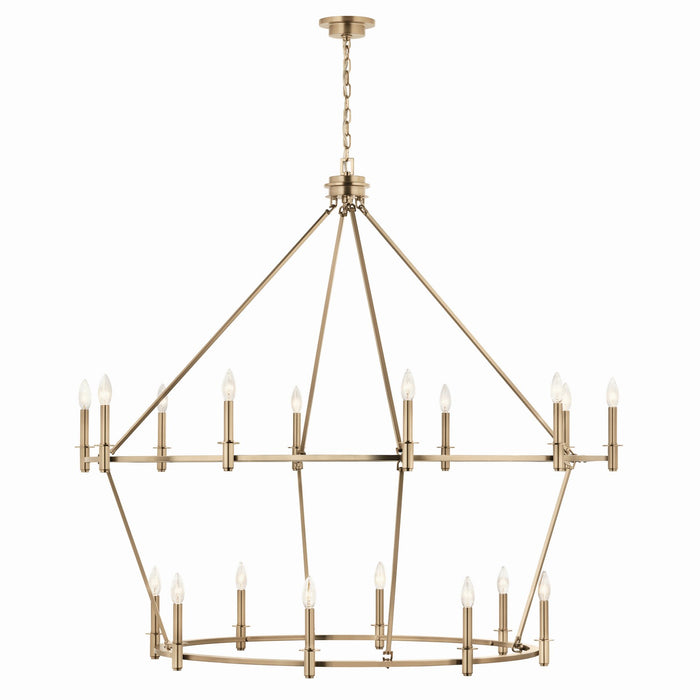 Kichler 52708CPZ 18 Light Chandelier, Champagne Bronze