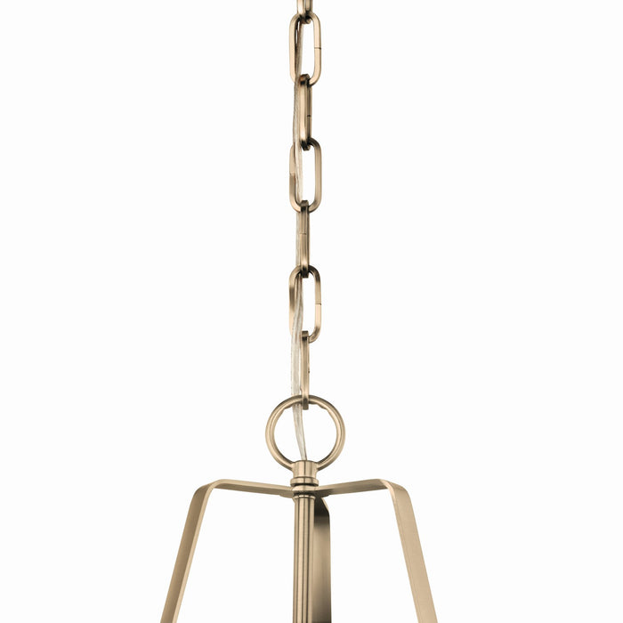Kichler 52710BK One Light Pendant, Black