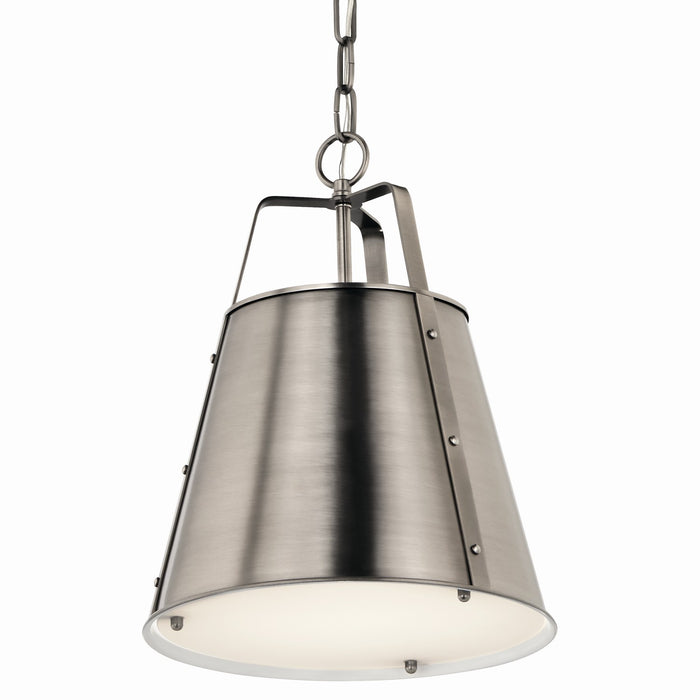 Kichler 52710CLP One Light Pendant, Classic Pewter