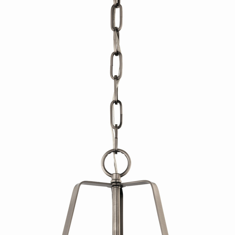 Kichler 52710CLP One Light Pendant, Classic Pewter