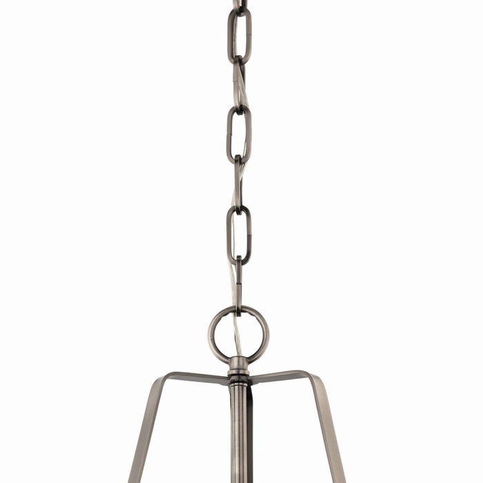 Kichler 52710CLP One Light Pendant, Classic Pewter