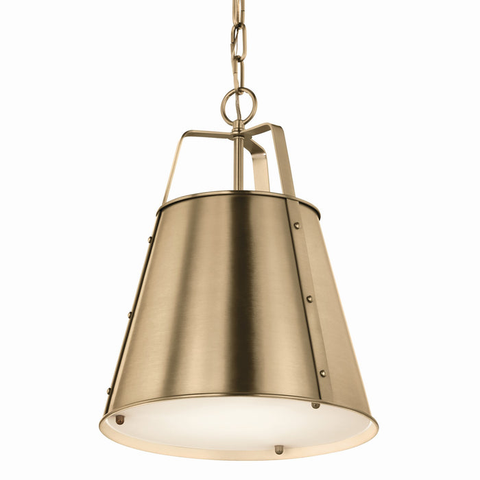 Kichler 52710CPZ One Light Pendant, Champagne Bronze