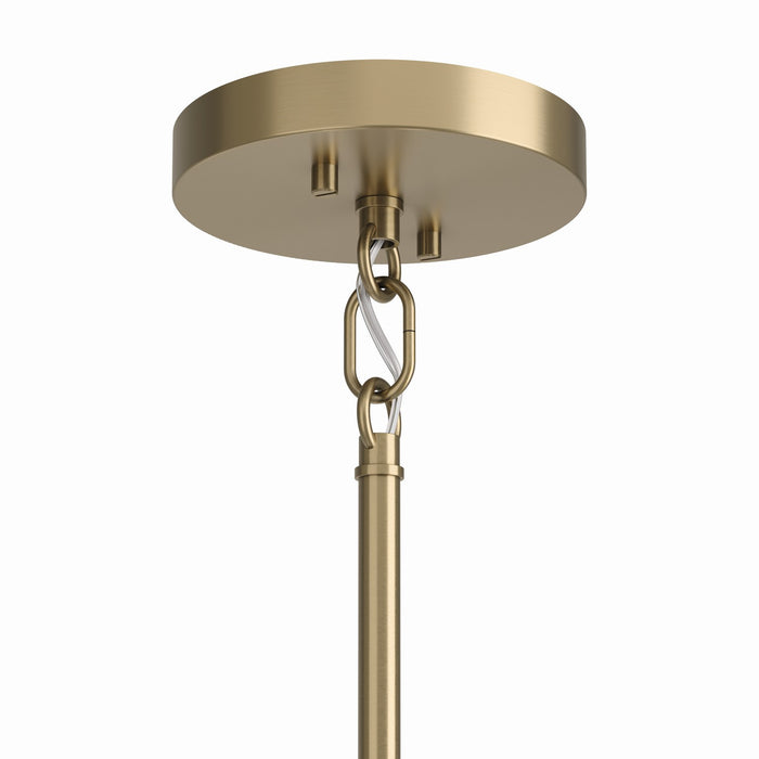 Kichler 52716CPZ Four Light Chandelier/Semi Flush Mount, Champagne Bronze