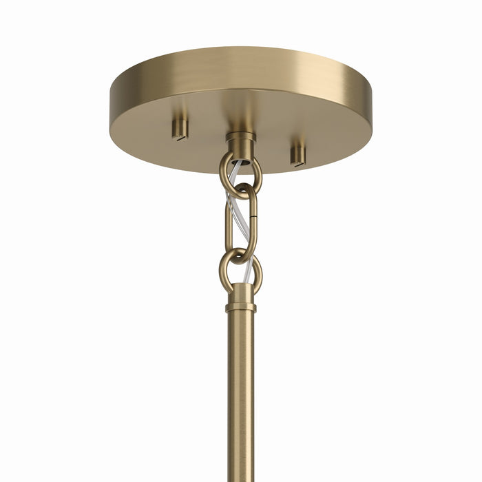 Kichler 52717CPZ Five Light Chandelier, Champagne Bronze
