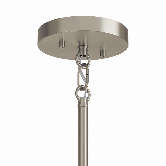 Kichler 52717NI Five Light Chandelier, Brushed Nickel
