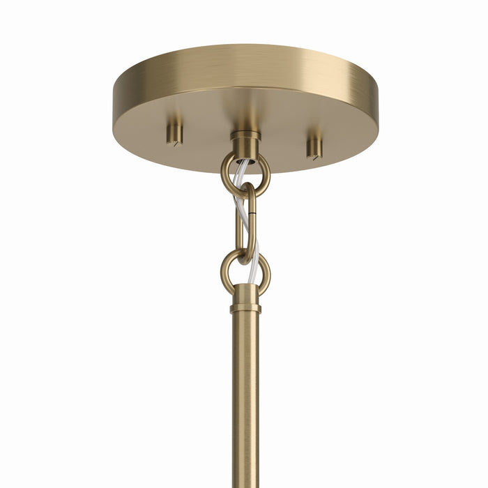 Kichler 52718CPZ Six Light Chandelier, Champagne Bronze