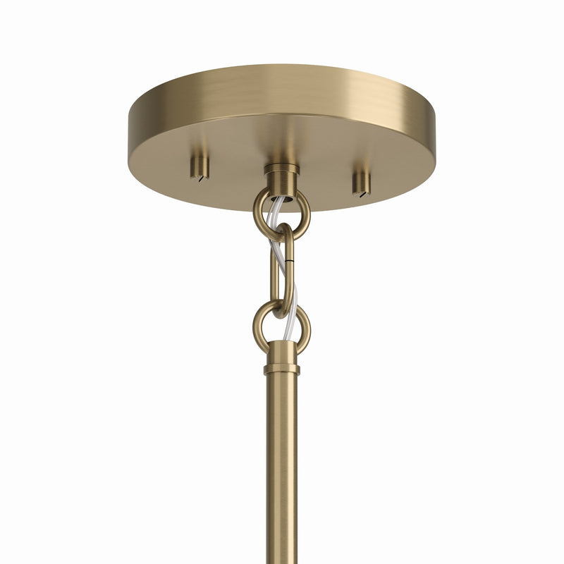 Kichler 52719CPZ Six Light Chandelier, Champagne Bronze