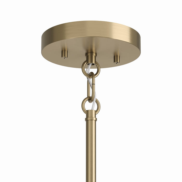 Kichler 52719CPZ Six Light Chandelier, Champagne Bronze