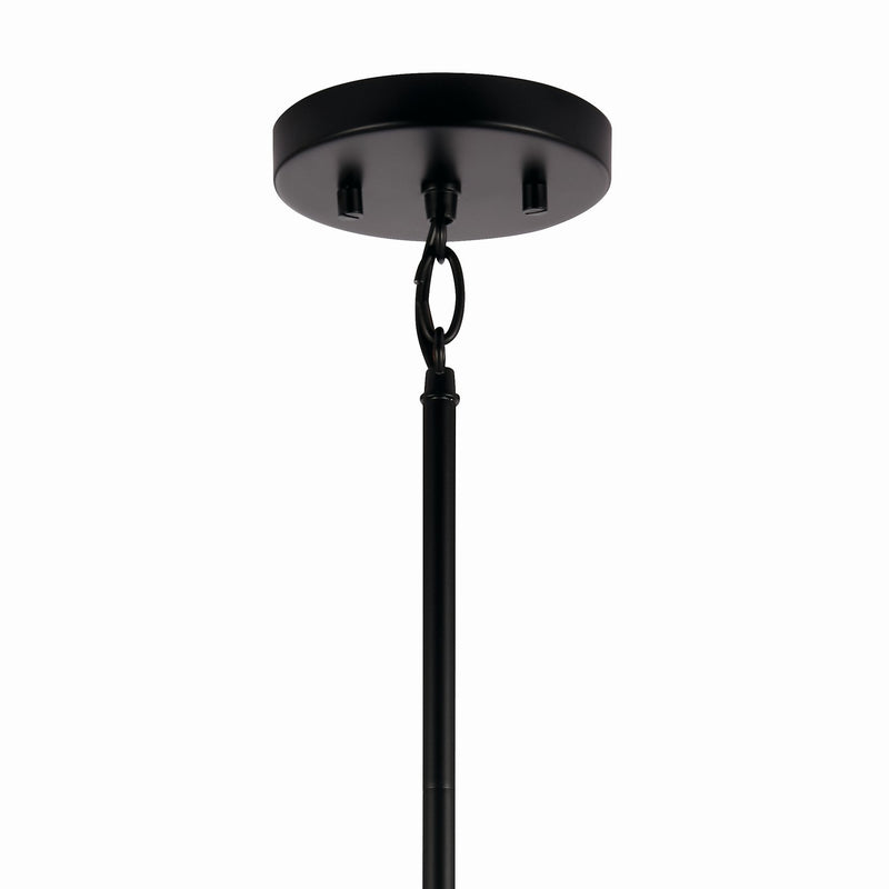 Kichler 52725BK One Light Mini Pendant, Black
