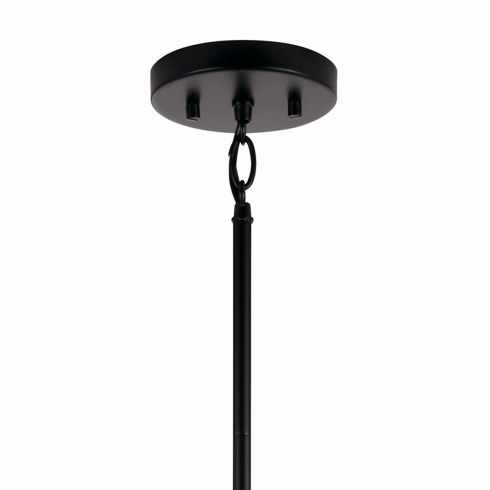 Kichler 52725BK One Light Mini Pendant, Black