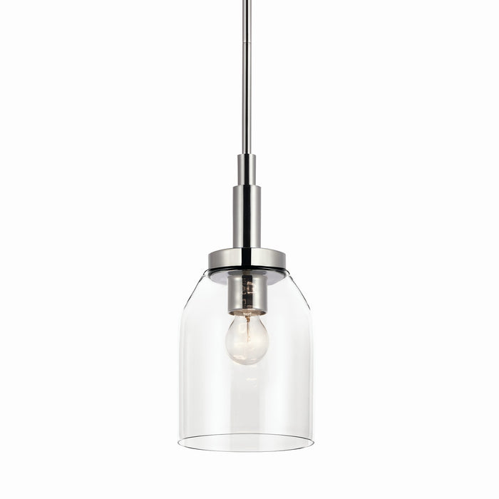 Kichler 52725CH One Light Mini Pendant, Chrome