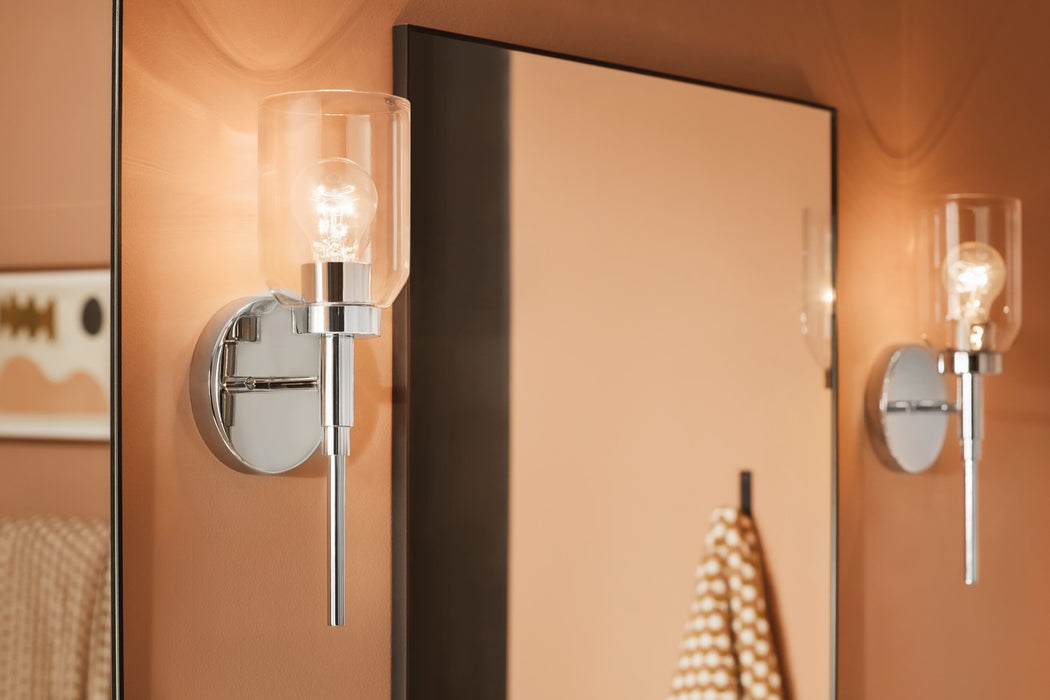 Kichler 55183CH One Light Wall Sconce, Chrome
