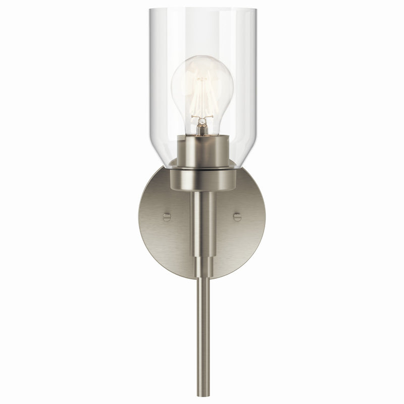 Kichler 55183NI One Light Wall Sconce, Brushed Nickel