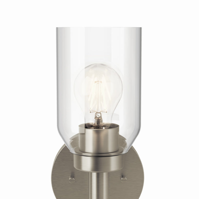 Kichler 55183NI One Light Wall Sconce, Brushed Nickel