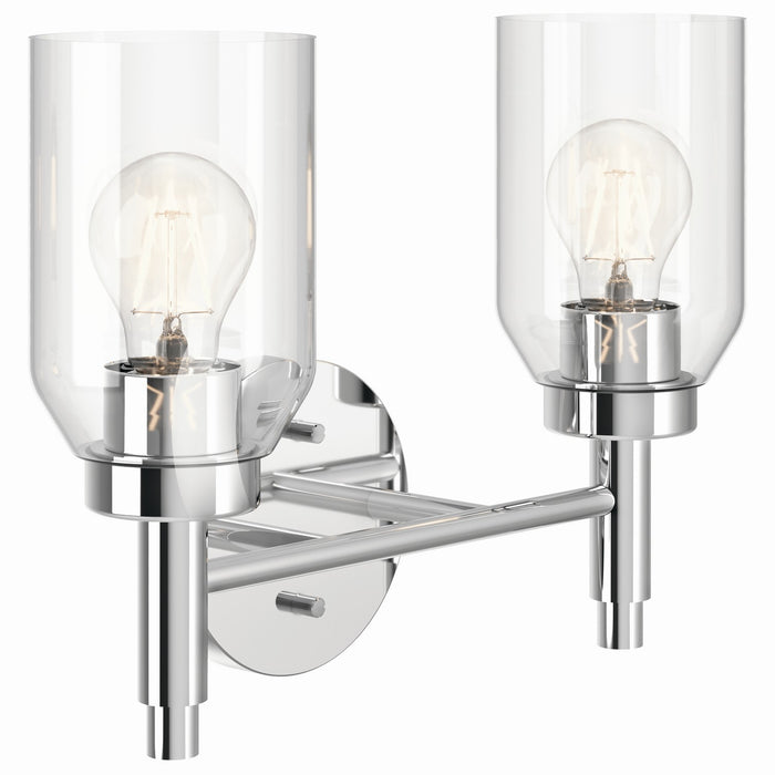 Kichler 55184CH Two Light Vanity, Chrome