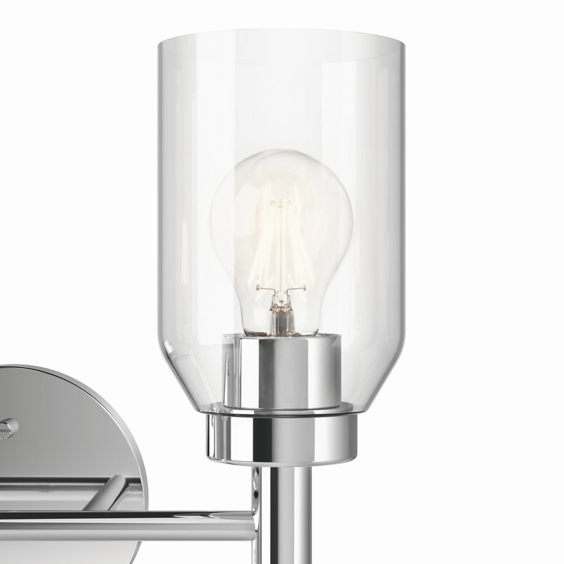 Kichler 55184CH Two Light Vanity, Chrome