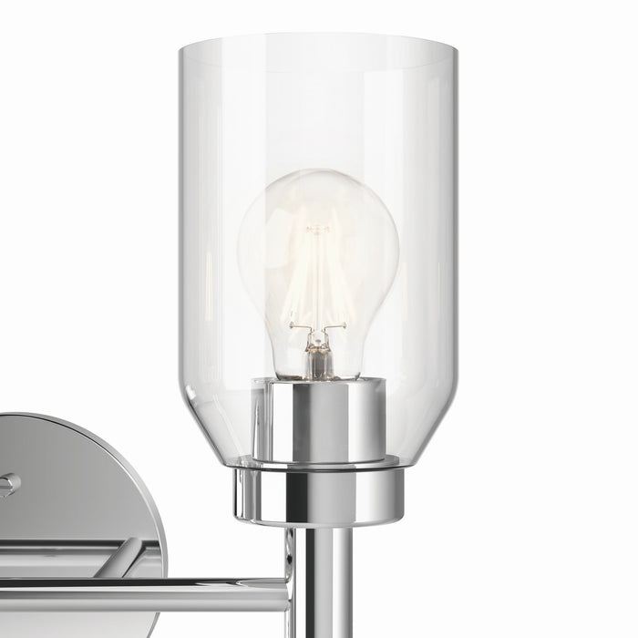 Kichler 55184CH Two Light Vanity, Chrome