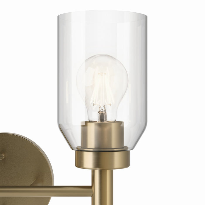 Kichler 55184CPZ Two Light Vanity, Champagne Bronze