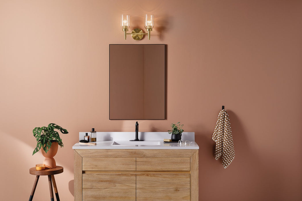 Kichler 55184CPZ Two Light Vanity, Champagne Bronze