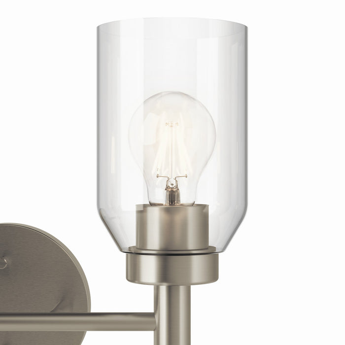 Kichler 55184NI Two Light Vanity, Brushed Nickel