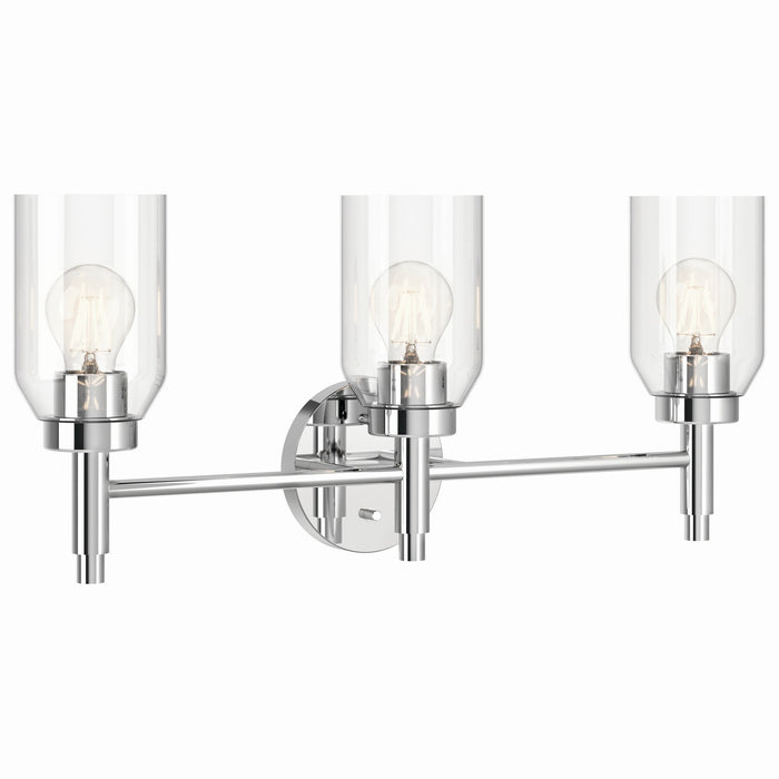 Kichler 55185CH Three Light Vanity, Chrome