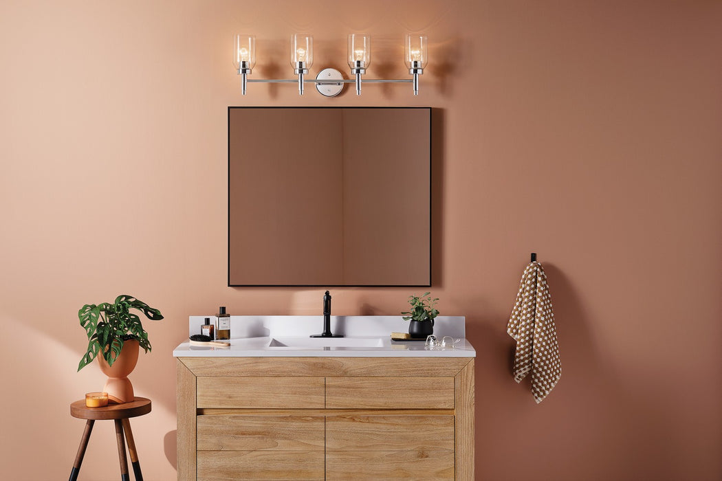 Kichler 55186CH Four Light Vanity, Chrome