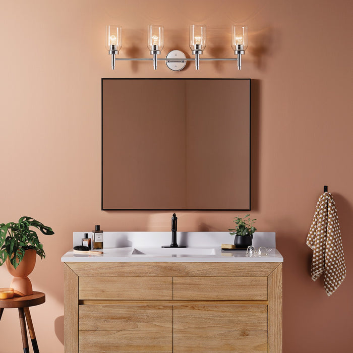 Kichler 55186CH Four Light Vanity, Chrome