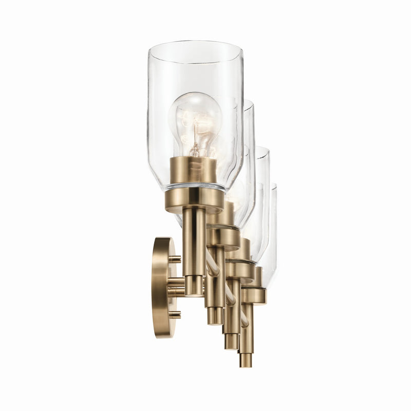 Kichler 55186CPZ Four Light Vanity, Champagne Bronze