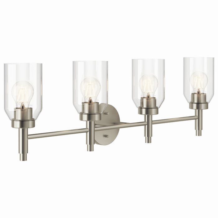 Kichler 55186NI Four Light Vanity, Brushed Nickel