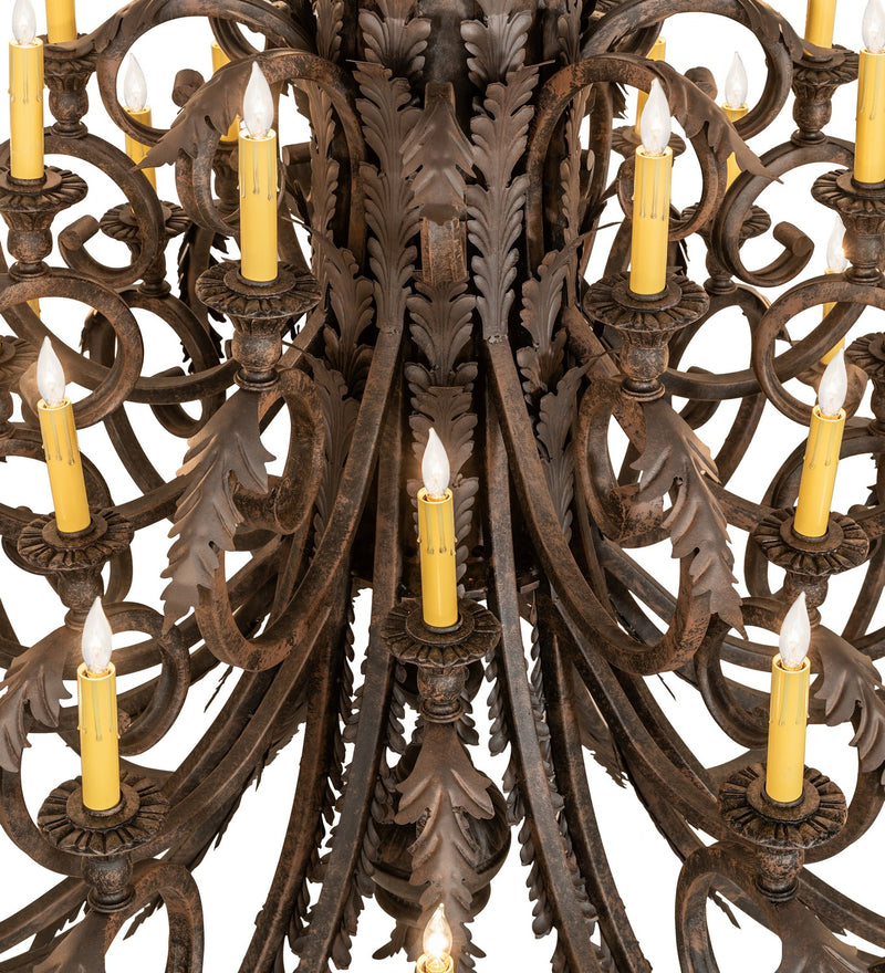 Meyda Tiffany 269128 32 Light Chandelier, Coffee Bean & Cajun Spice
