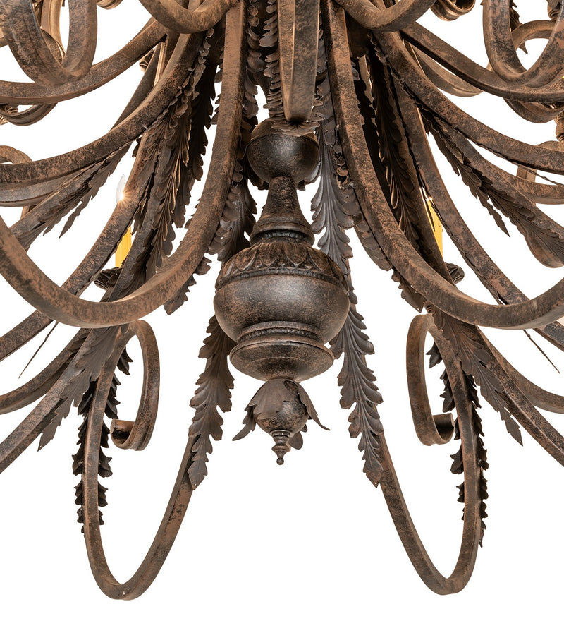 Meyda Tiffany 269128 32 Light Chandelier, Coffee Bean & Cajun Spice