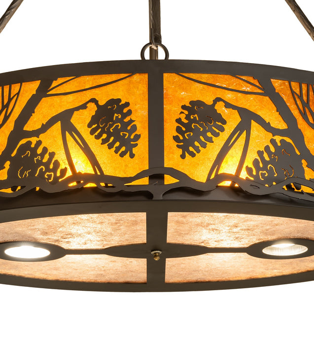 Meyda Tiffany 270266 Six Light Pendant, Oil Rubbed Bronze