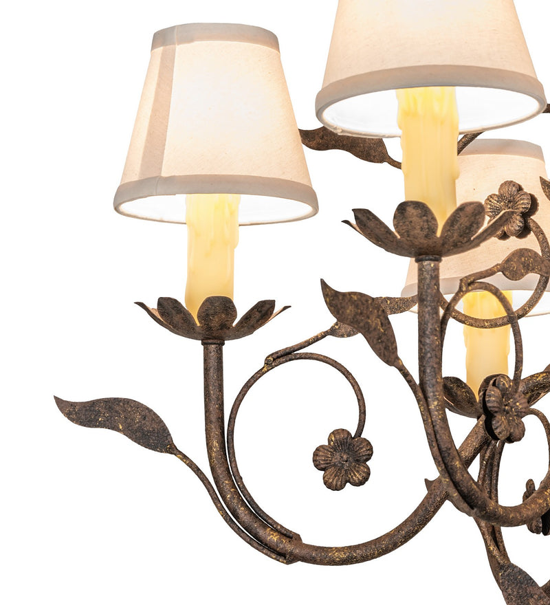 Meyda Tiffany 270774 Six Light Chandelier, Antiquity