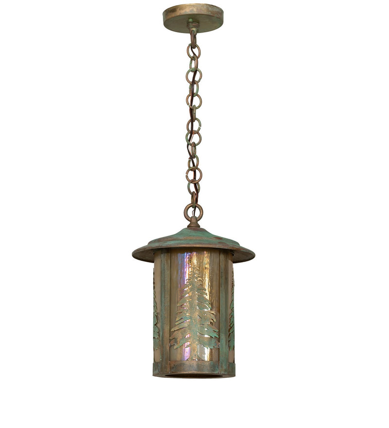 Meyda Tiffany 271181 One Light Pendant, Verdigris
