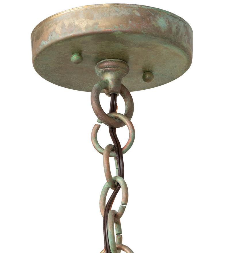 Meyda Tiffany 271181 One Light Pendant, Verdigris