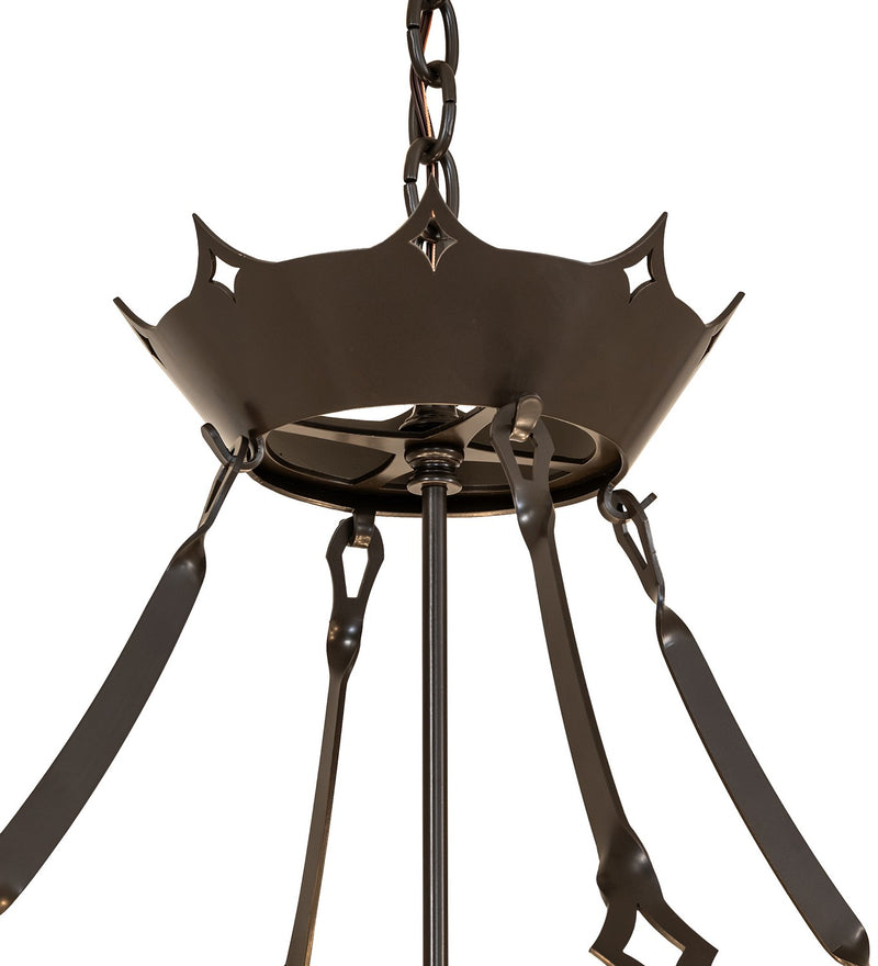Meyda Tiffany 271680 12 Light Pendant, Timeless Bronze