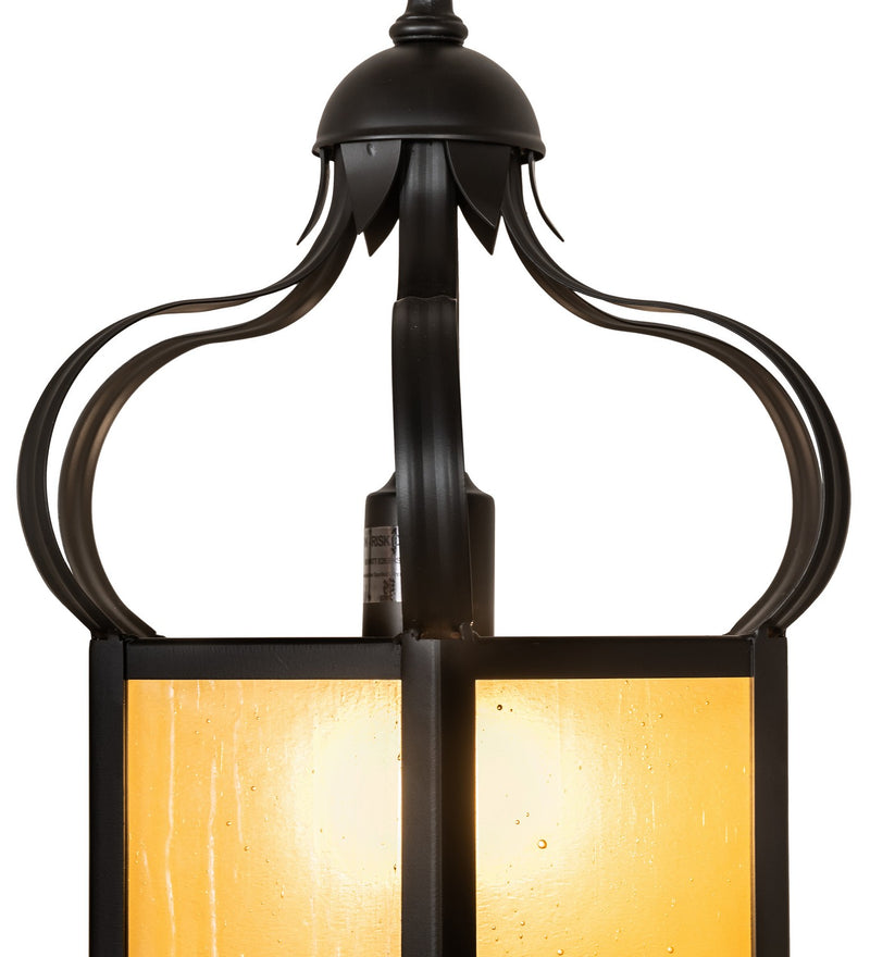 Meyda Tiffany 272969 One Light Pendant, Solar Black