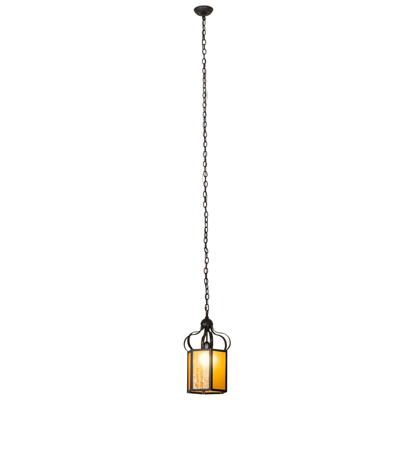 Meyda Tiffany 272969 One Light Pendant, Solar Black